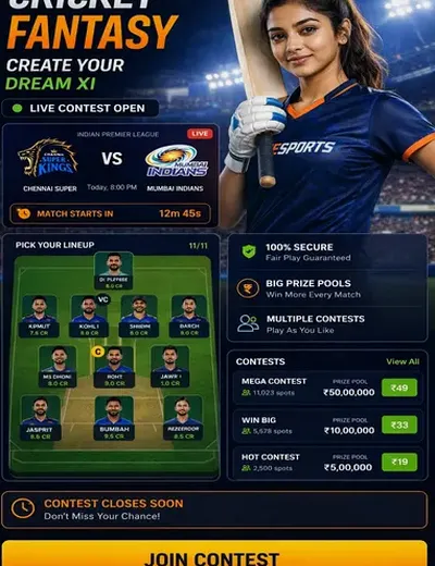Siteverdadeiro (site verdadeiro) fantasy cricket & matchday visual 3